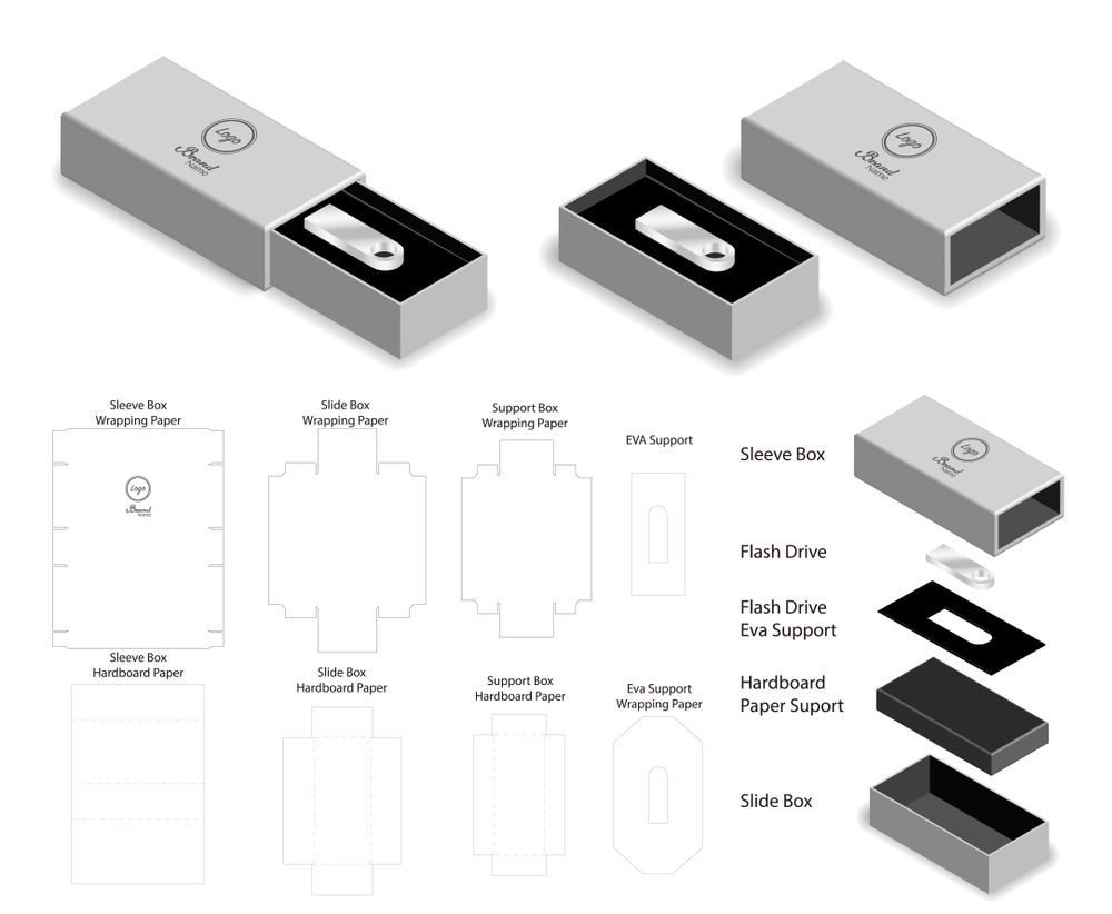 Packaging USB layout 2